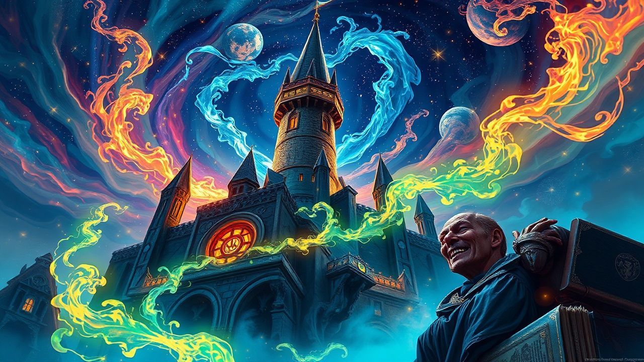 Ancient Wizard Tower Energy Magic