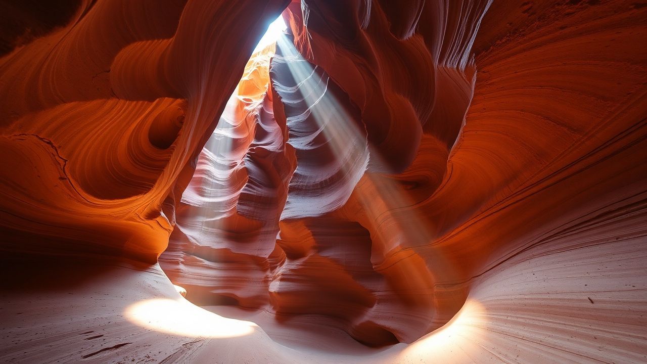 Brilliant Slot Canyon Narrow Glow