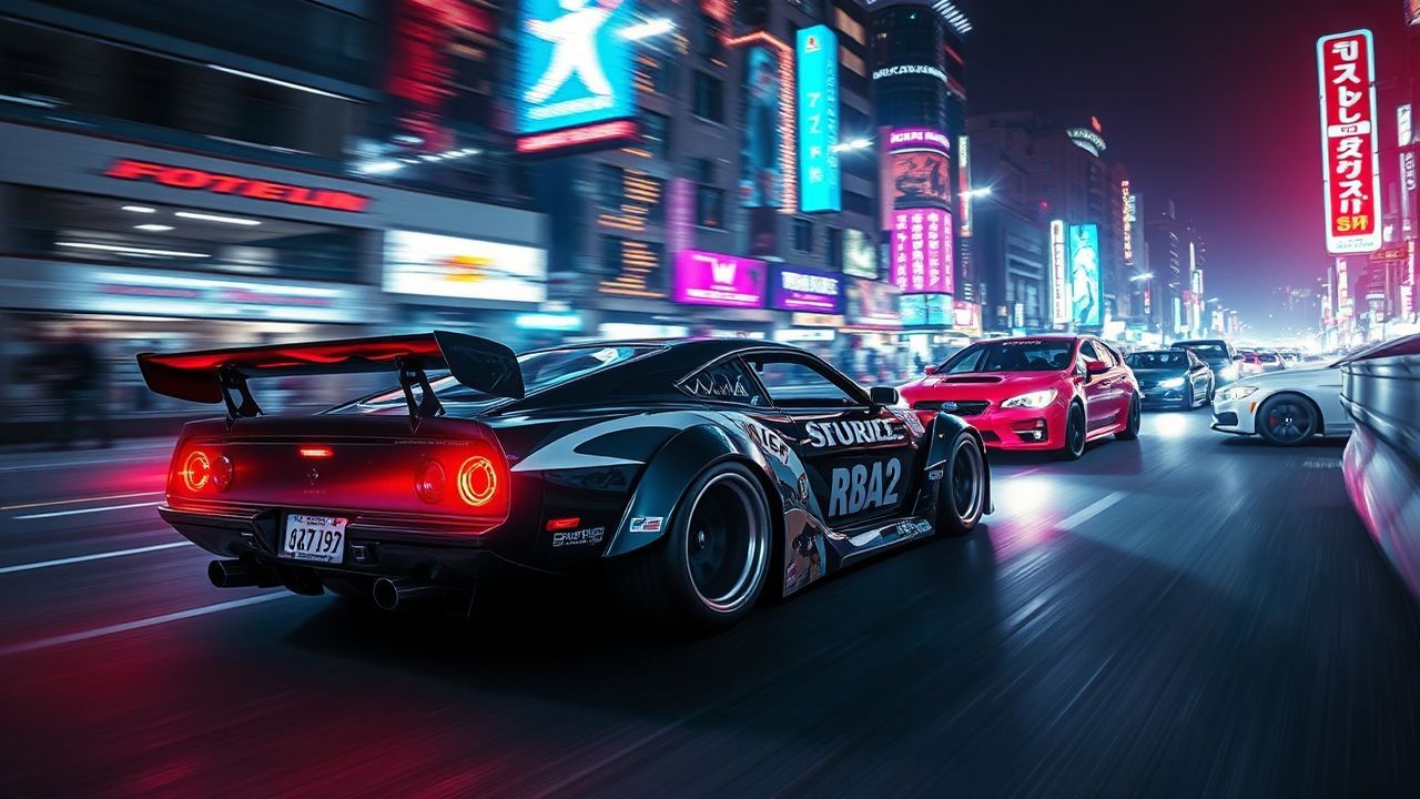 Sublime Street Race Modified Neon Dreams