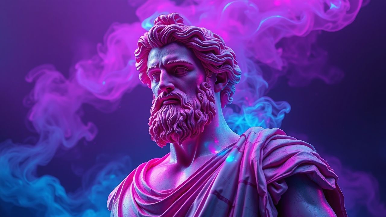 Mesmerizing Greek Statue Glitch