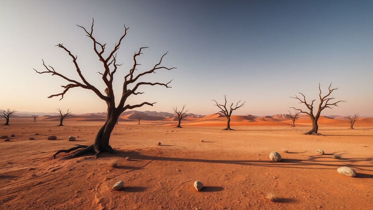 Shimmering Namib Dead Vlei