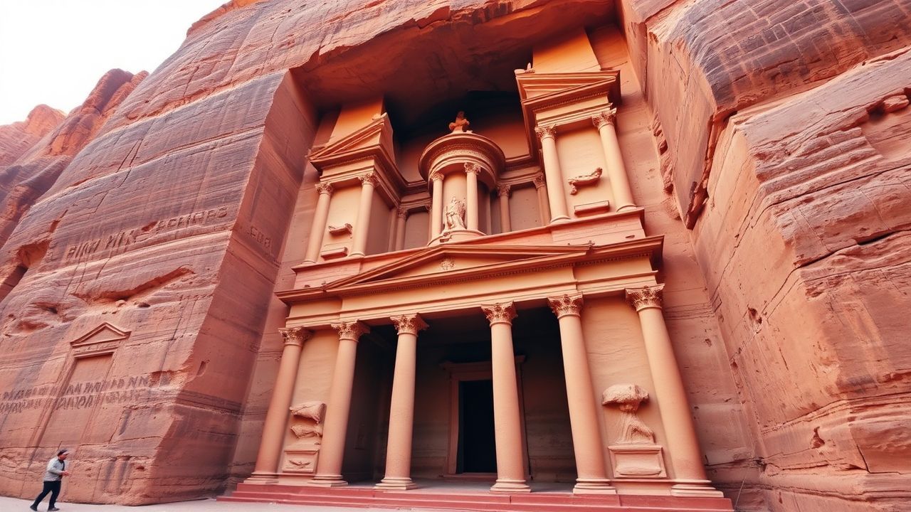 Infinite Petra Treasury Carved Ruins