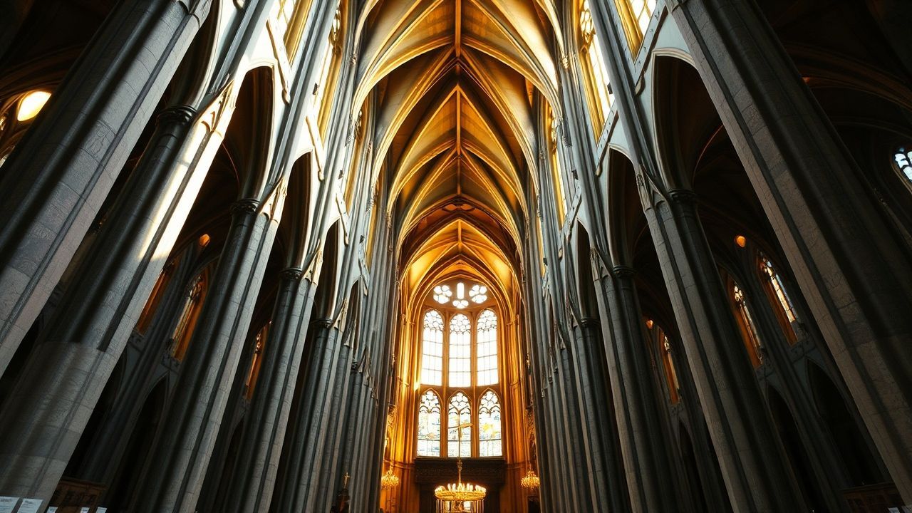 Luminous Sagrada Familia Interior