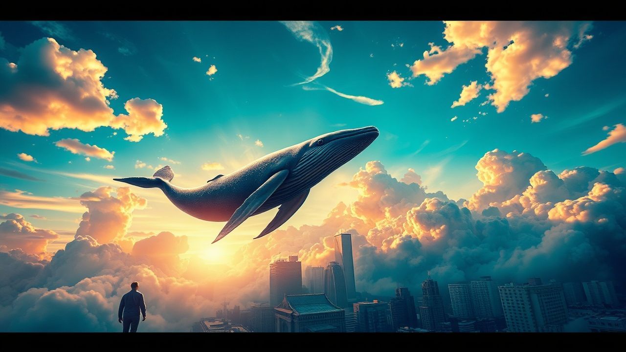 Impossible Whale Flying City