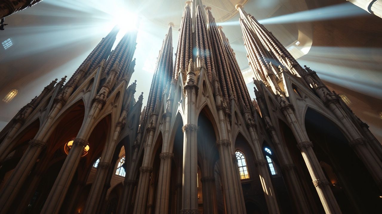 Vast Sagrada Familia Interior