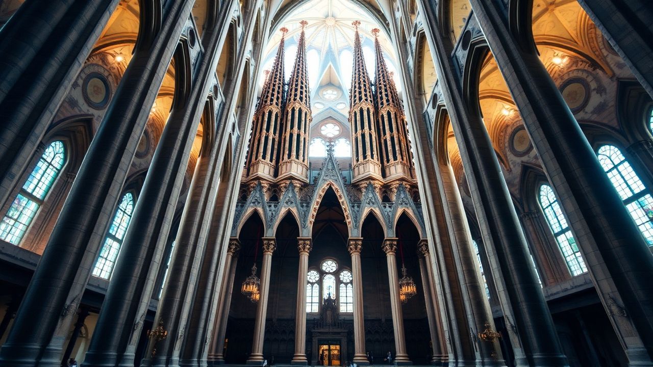 Exquisite Sagrada Familia Interior