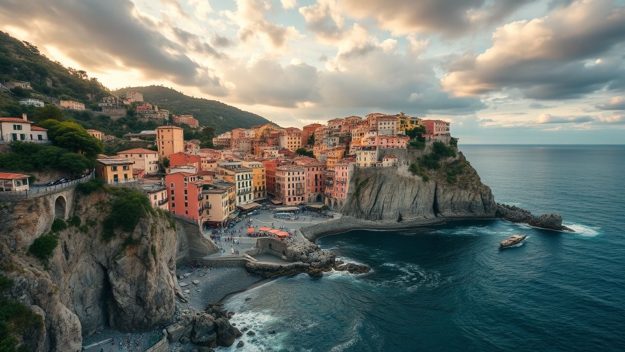 Mystical Amalfi Coast Coast Colorful Drama