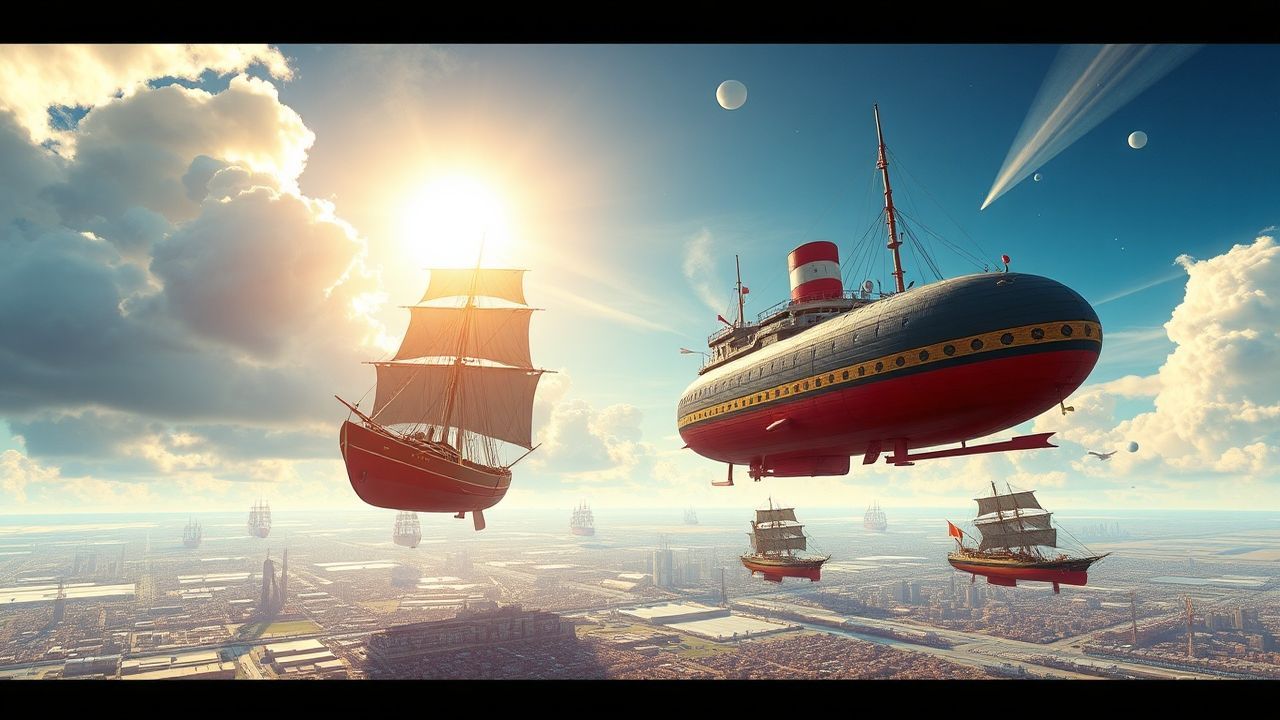 Vivid Airship Fleet Victorian