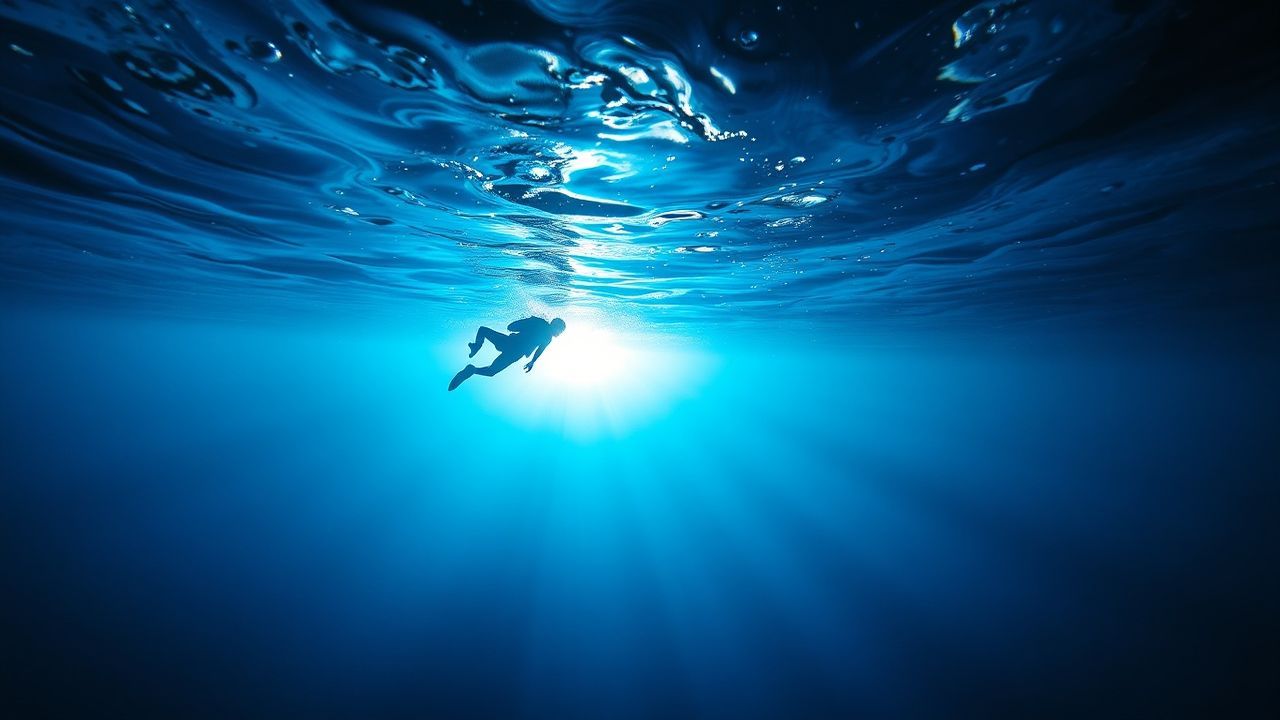 Immense Freediver Blue Abyss Serenity
