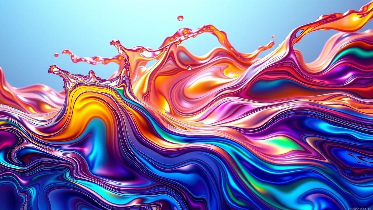 Haunting Fluid Simulation Metallic