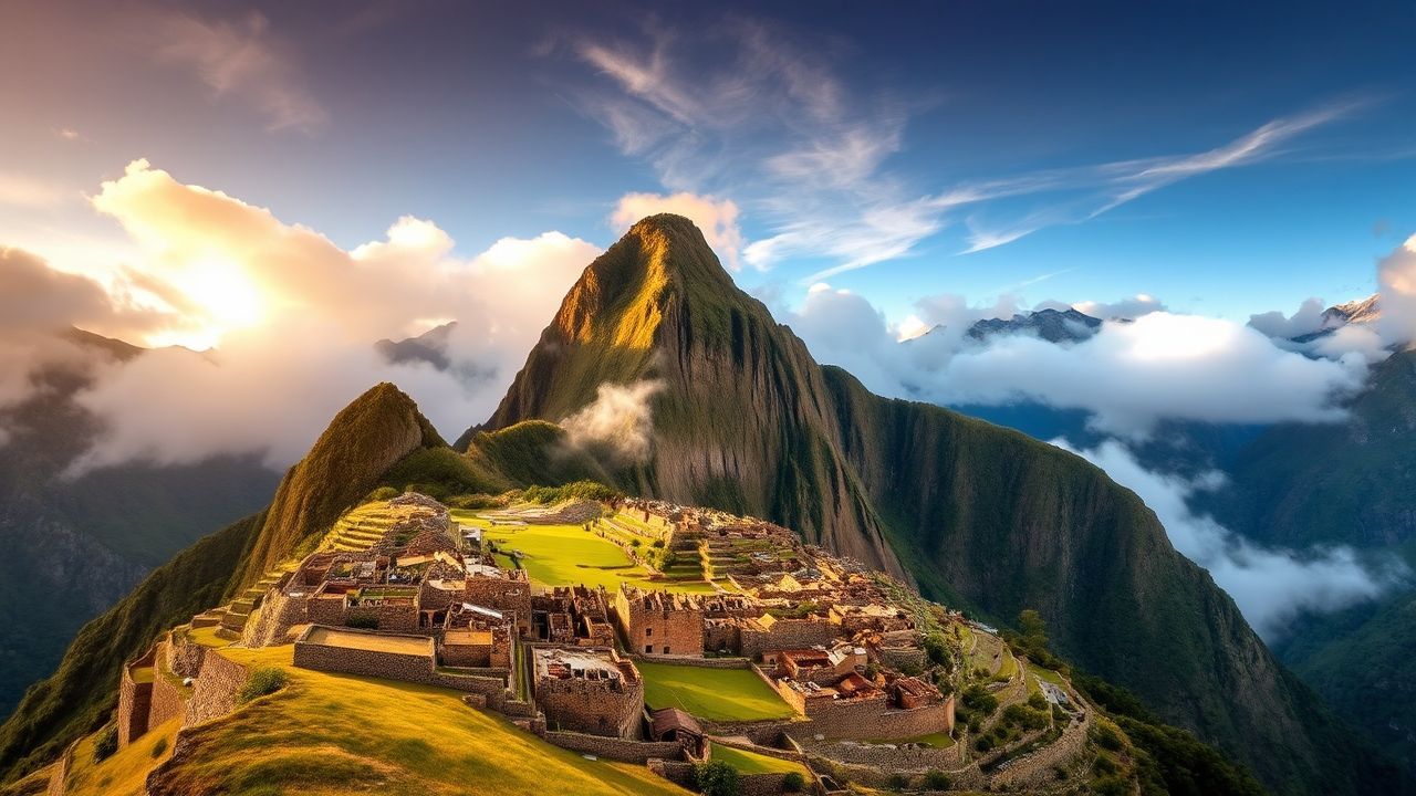 Stunning Machu Picchu Picchu Clouds
