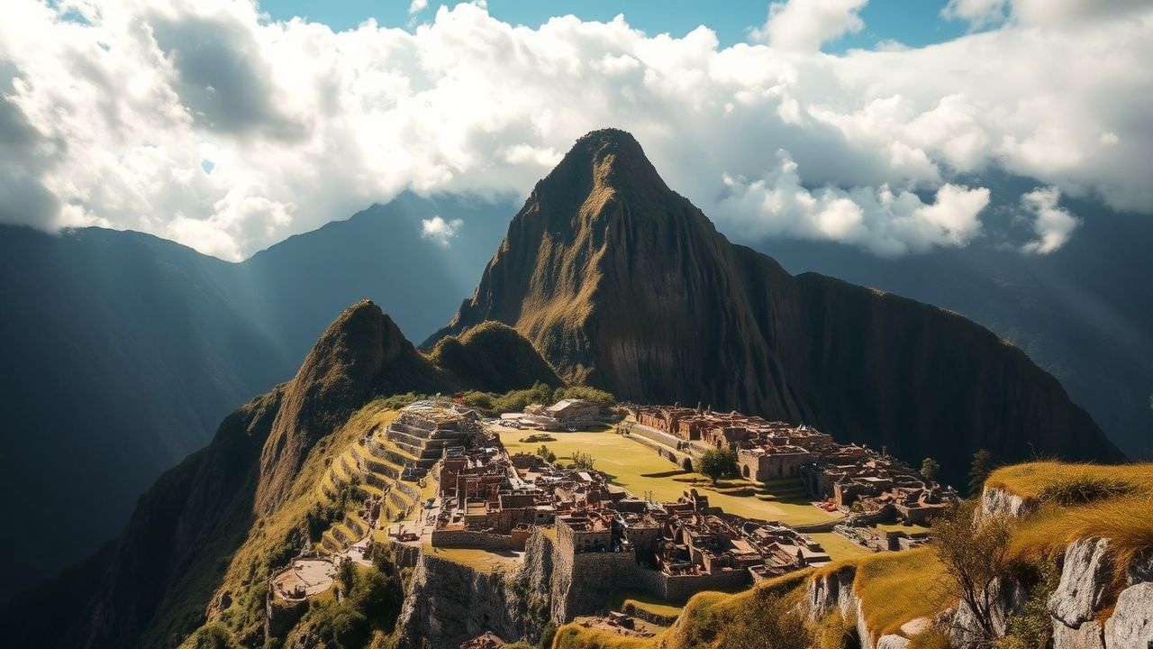 Alluring Machu Picchu Picchu Clouds