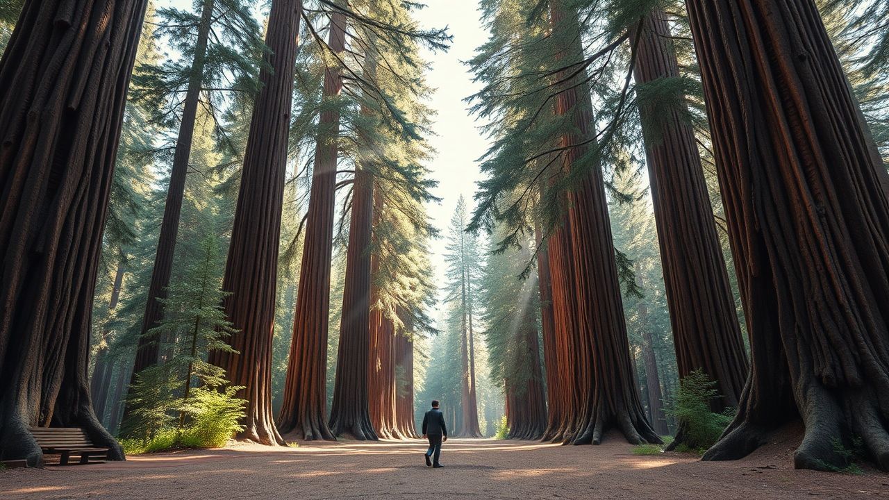 Extraordinary Sequoia Grove Giant