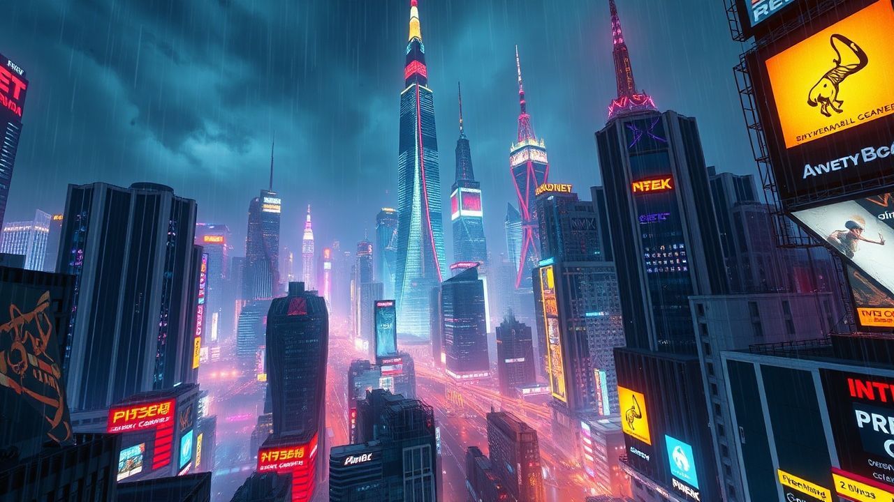 Arcane Cyberpunk Megacity Endless Neon Dreams