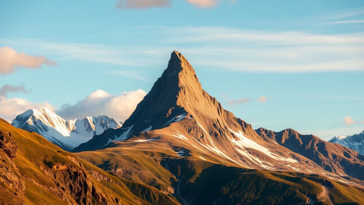 Majestic Matterhorn Pyramid Peak Drama