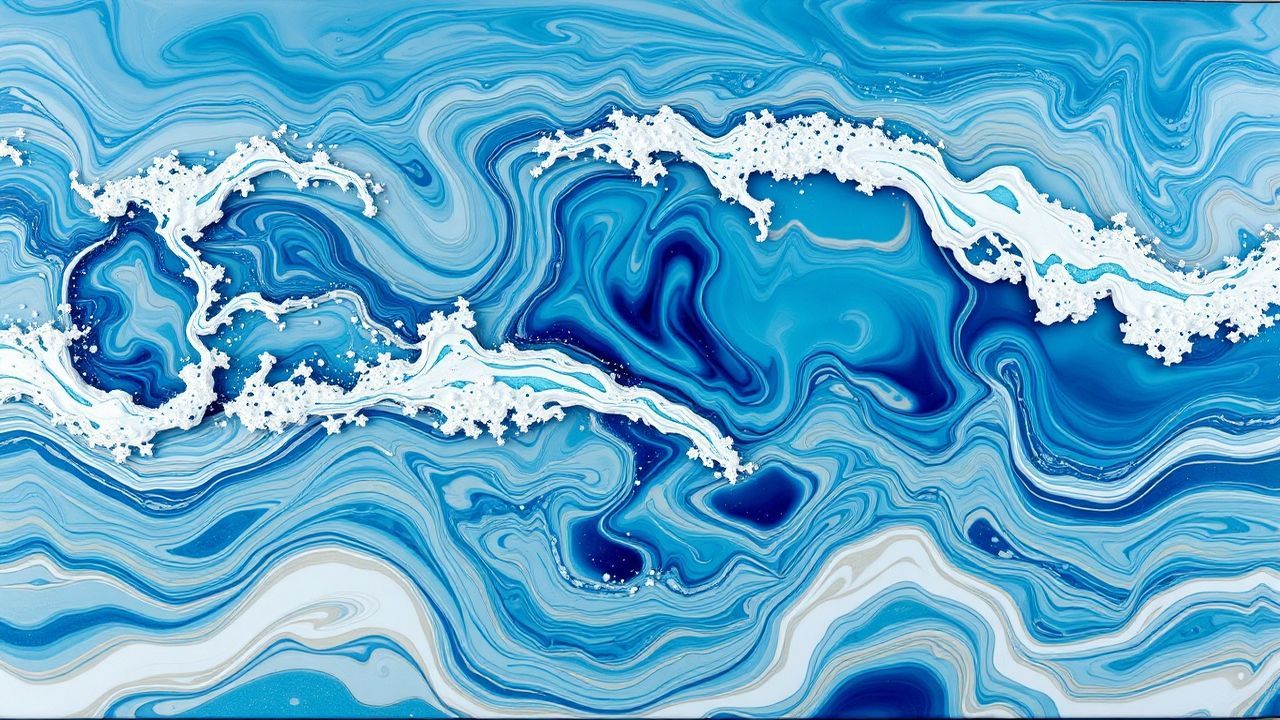 Glorious Resin Art Ocean