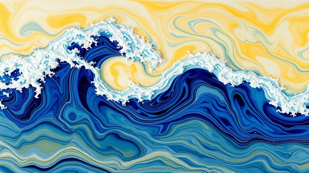 Resplendent Resin Art Ocean