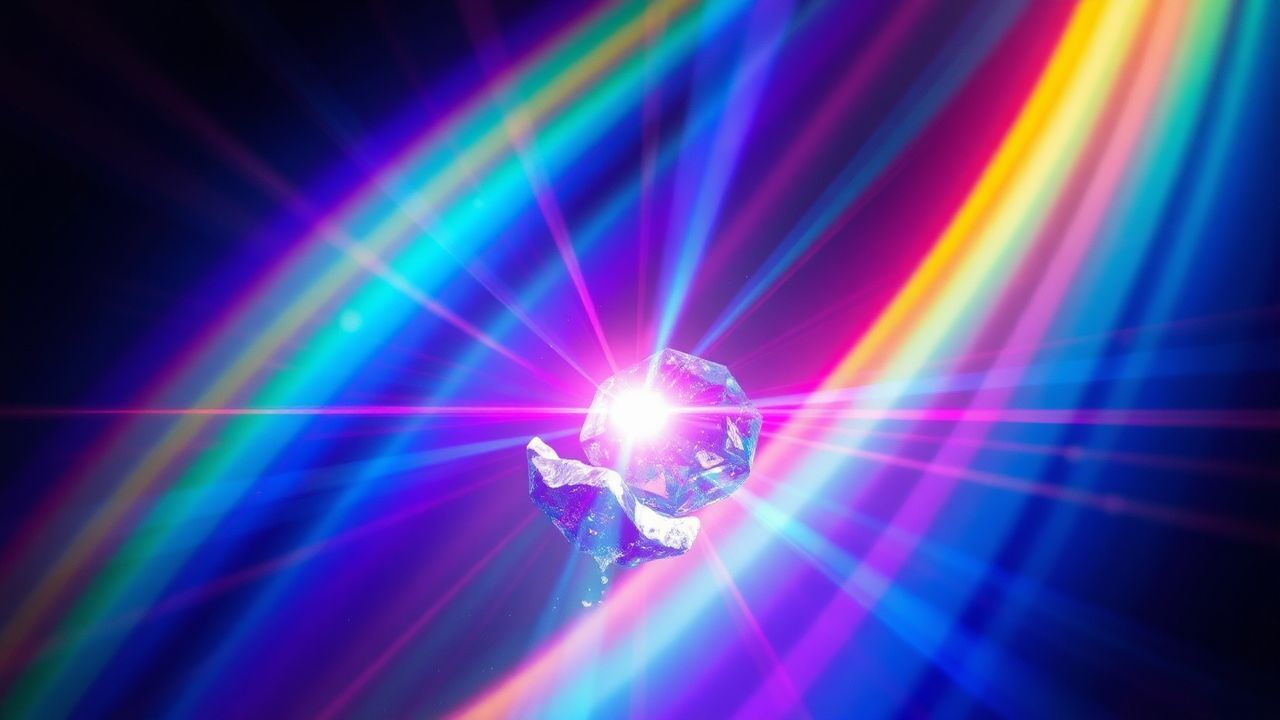 Chromatic Prismatic Light Rainbow Crystal