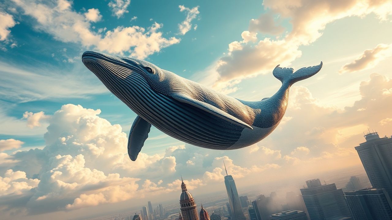 Majestic Whale Flying City