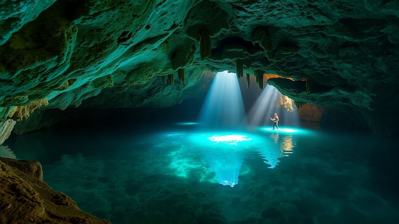 Breathtaking Mexico Cenote Clear Crystal