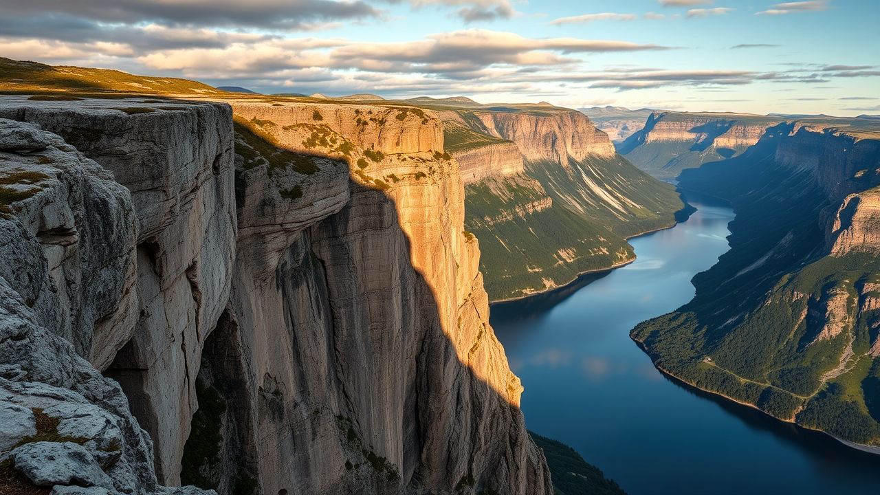 Dramatic Norway Trolltunga Cliff Drama