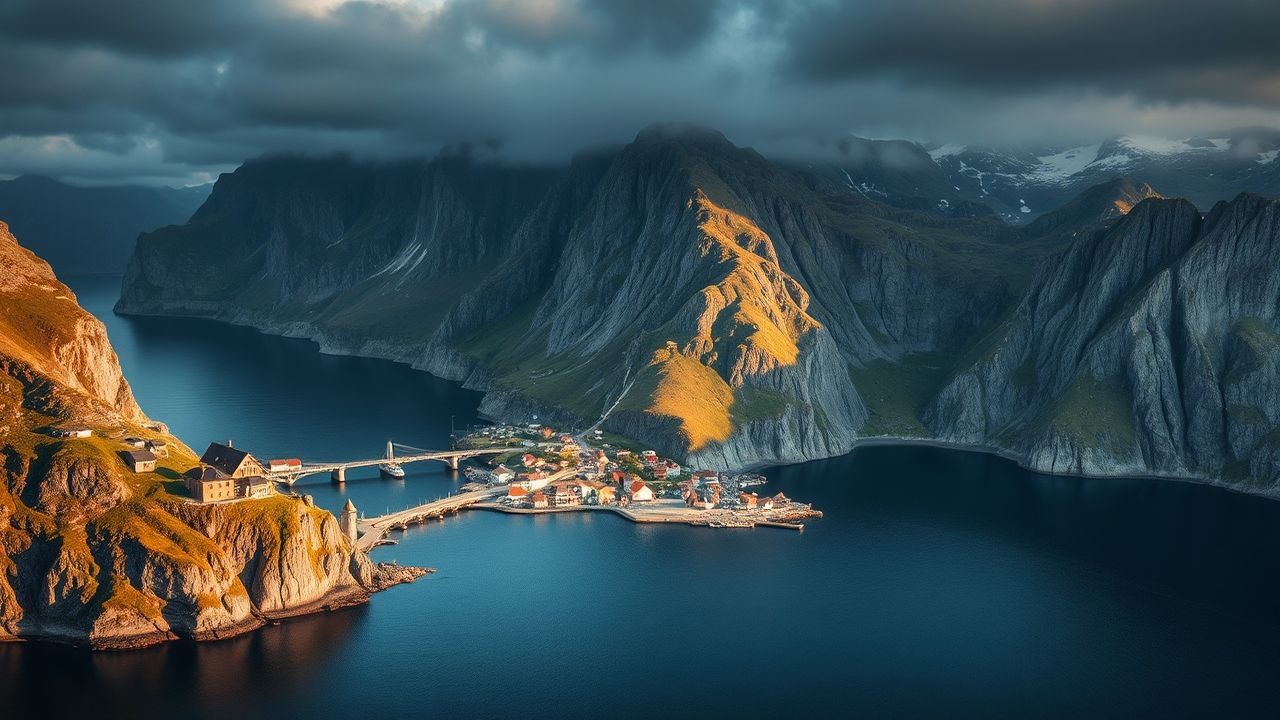 Glorious Norway Fjord Cliffs Drama