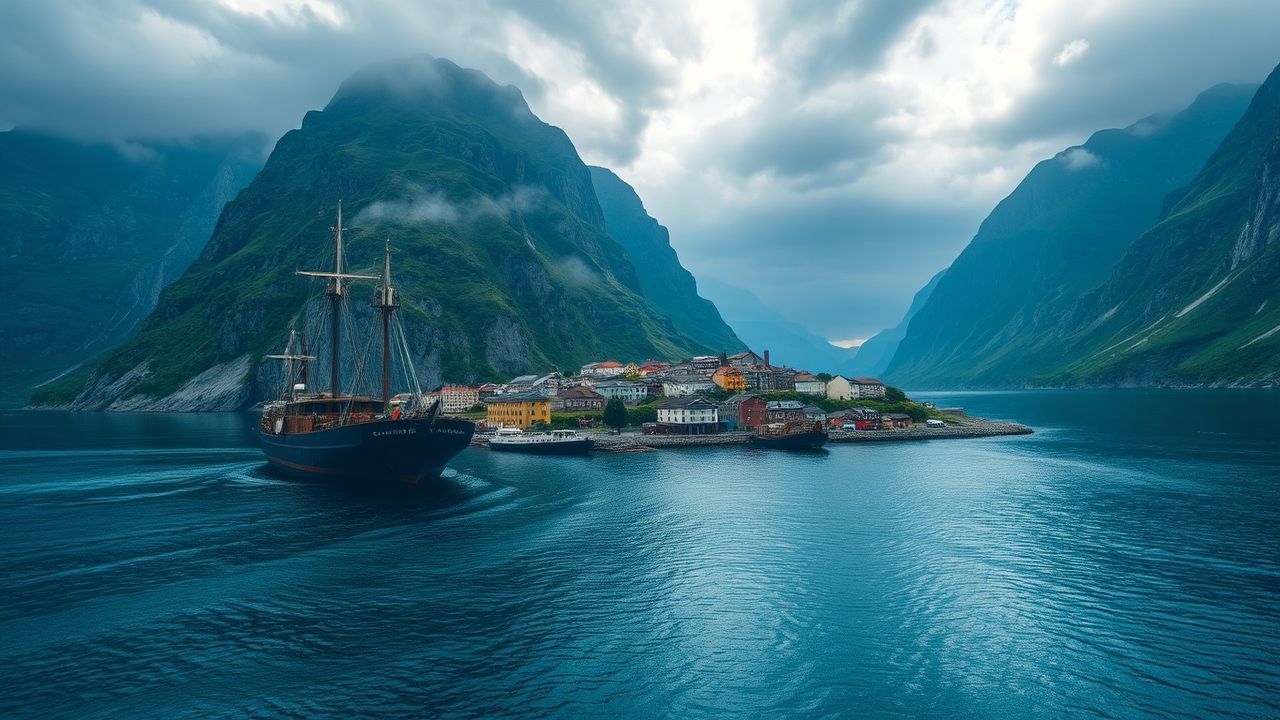 Sublime Norway Fjord Cliffs Drama