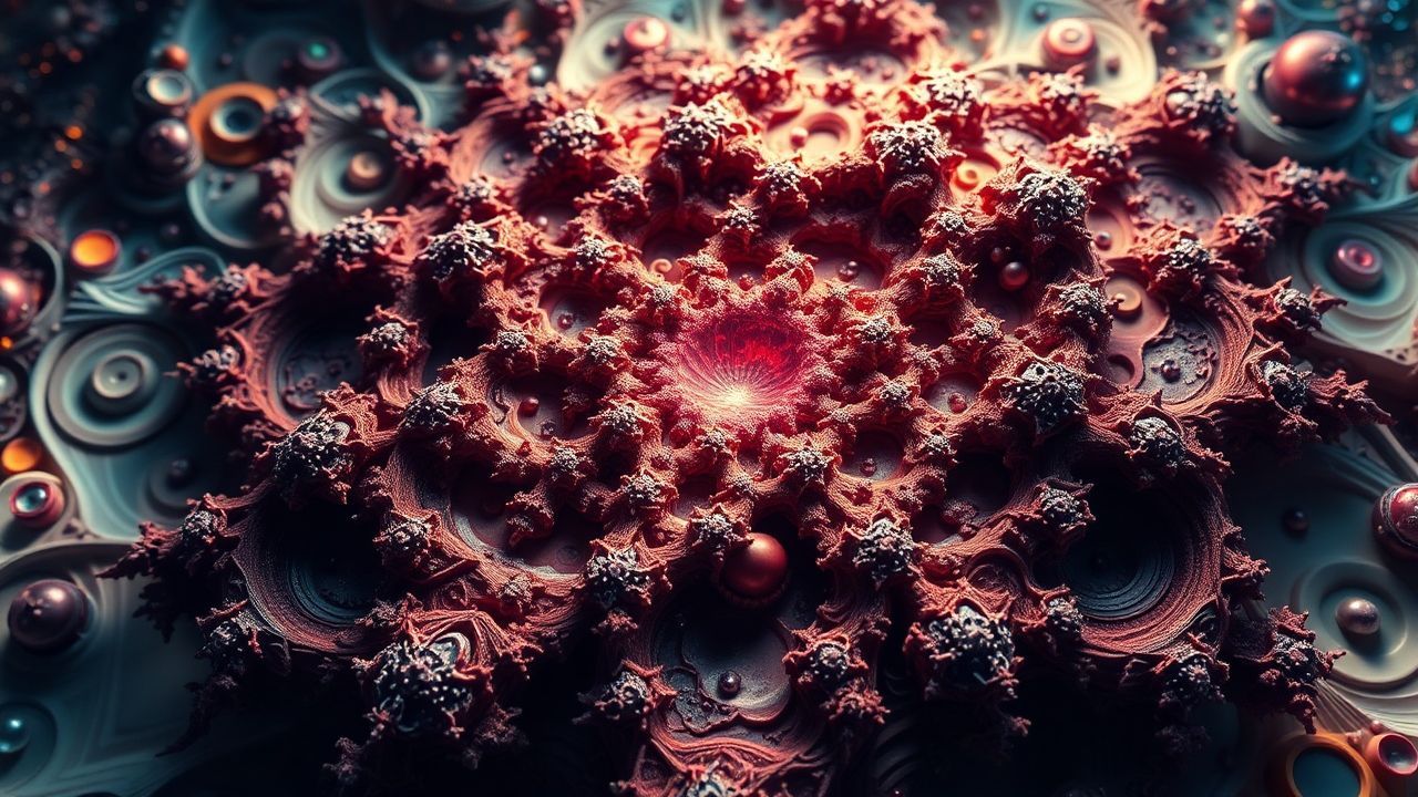 Luminous Fractal Zoom Infinite