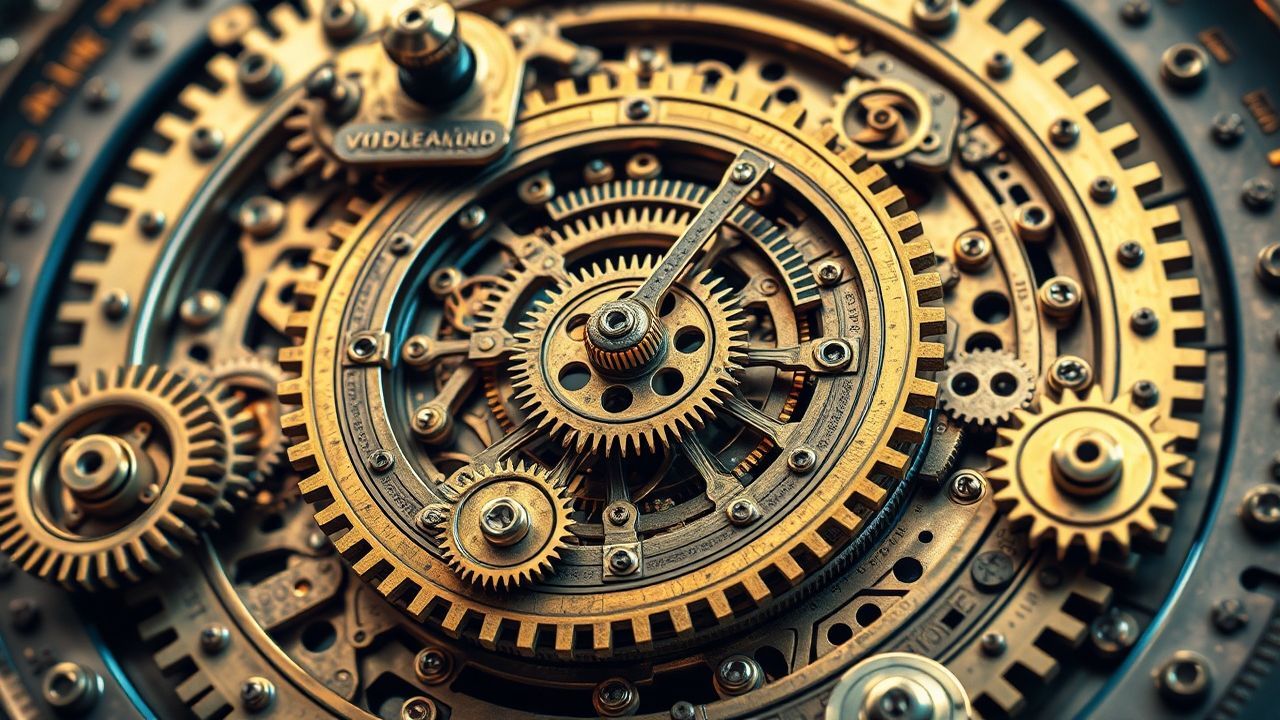 Brilliant Clockwork Mechanism Gears