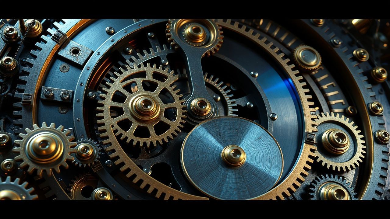 Stellar Clockwork Mechanism Gears