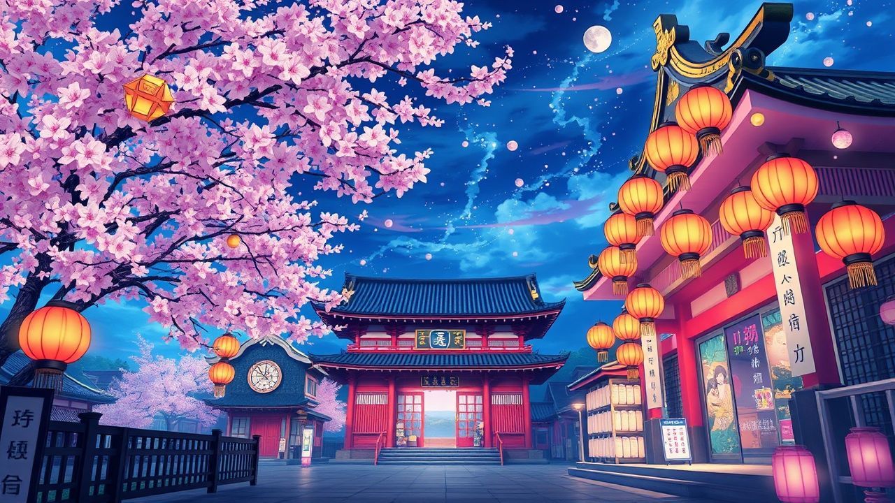 Mystical Cherry Blossom Festival Magic