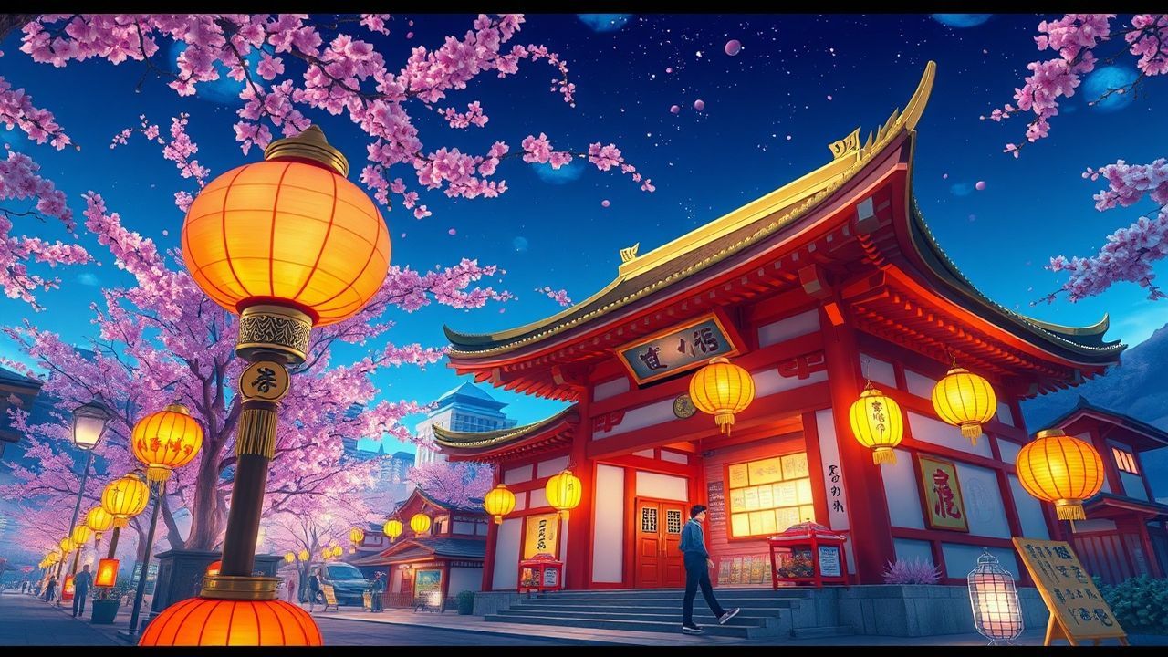 Resplendent Cherry Blossom Festival Magic