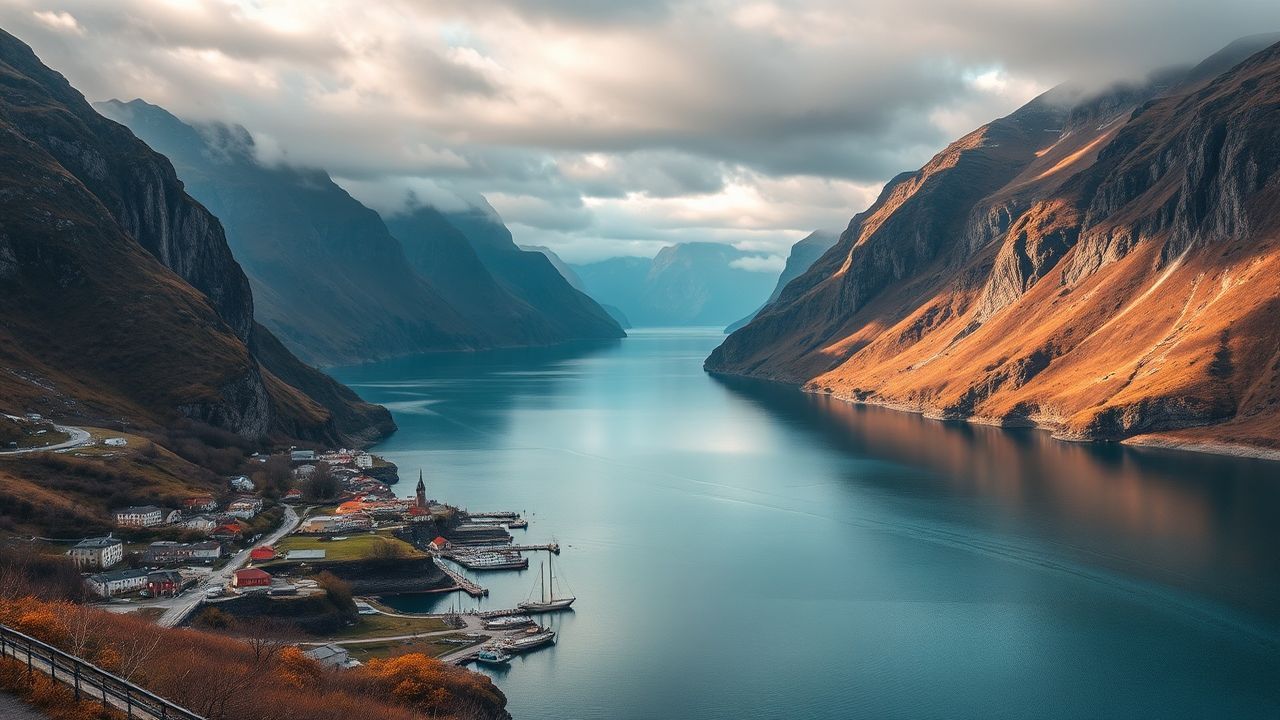 Vast Norway Fjord Cliffs Drama