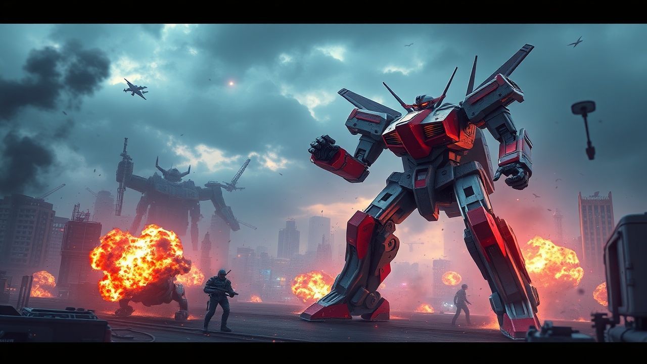 Exquisite Mech Battle Giant