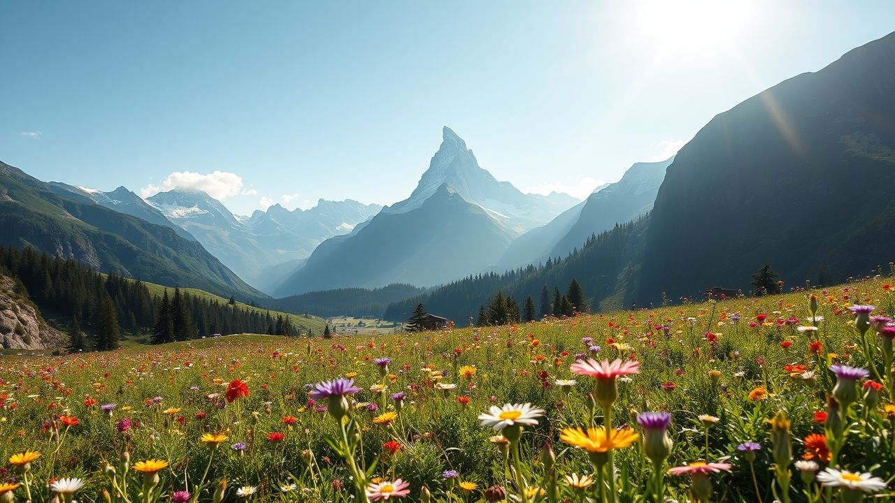 Celestial Alps Swiss Meadow