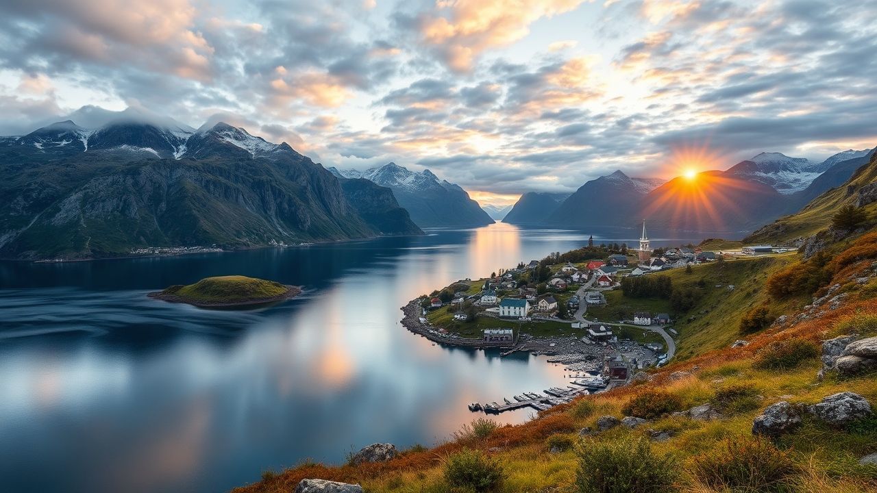 Vivid Norway Lofoten Islands Drama