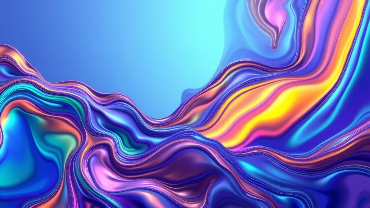 Vivid Fluid Simulation Metallic