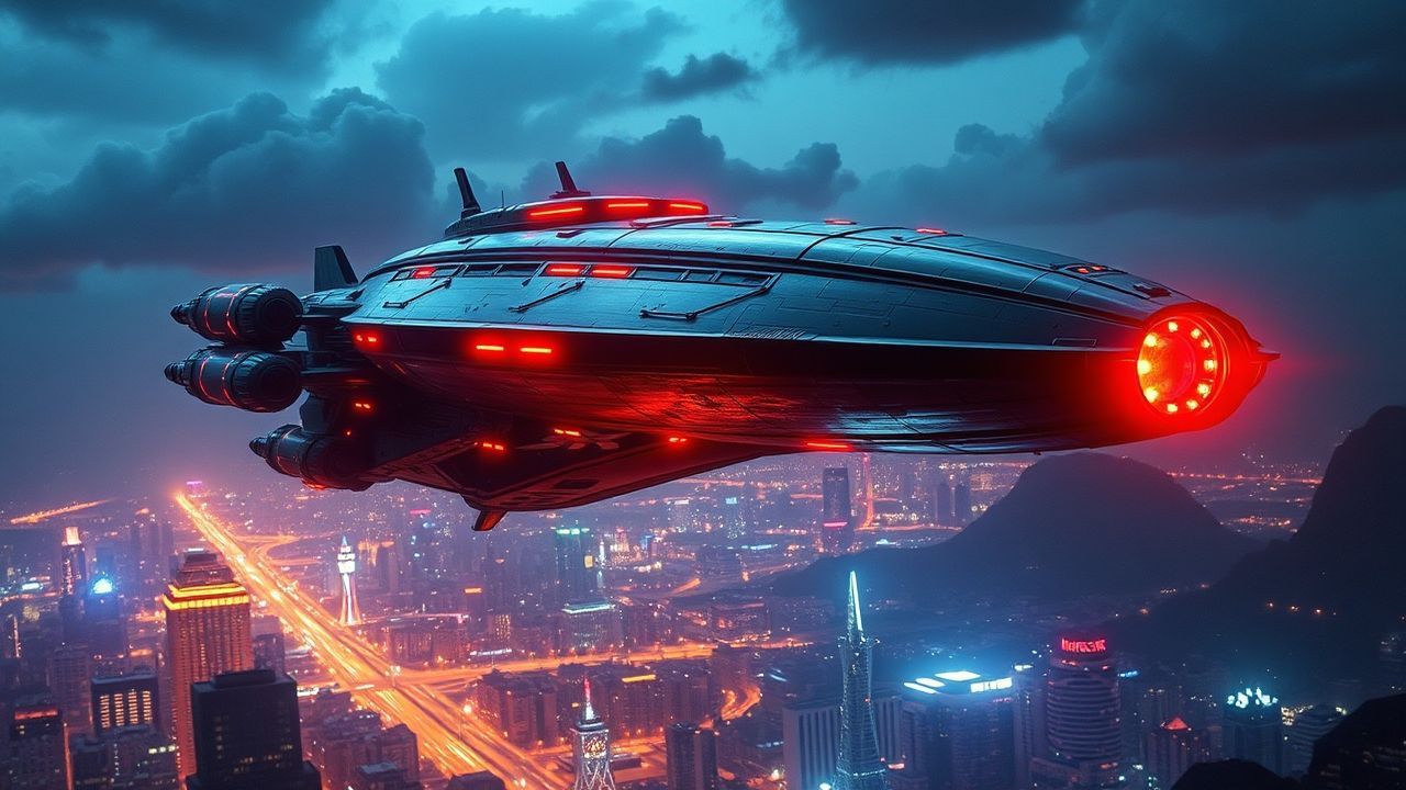 Shimmering Alien First Contact