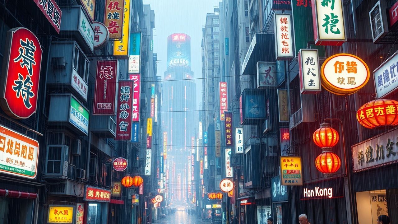 Lush Hong Kong Alley Neon Dreams