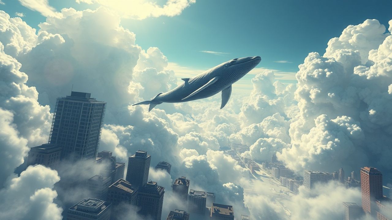 Radiant Whale Flying City