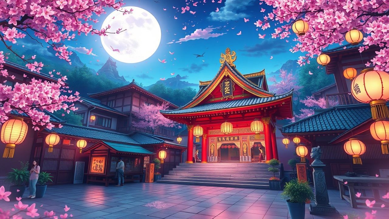 Majestic Cherry Blossom Festival Magic
