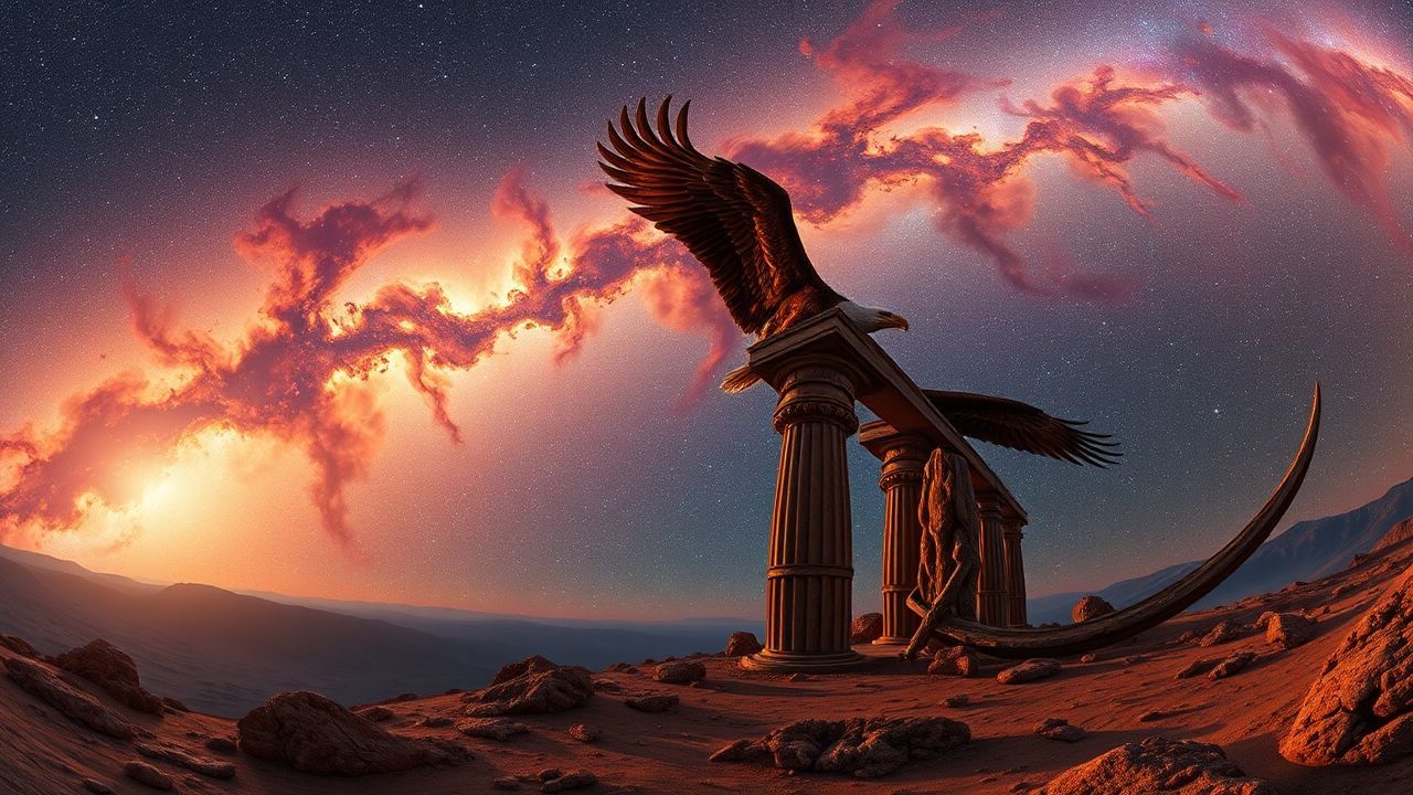 Phenomenal Eagle Nebula Pillars Panorama