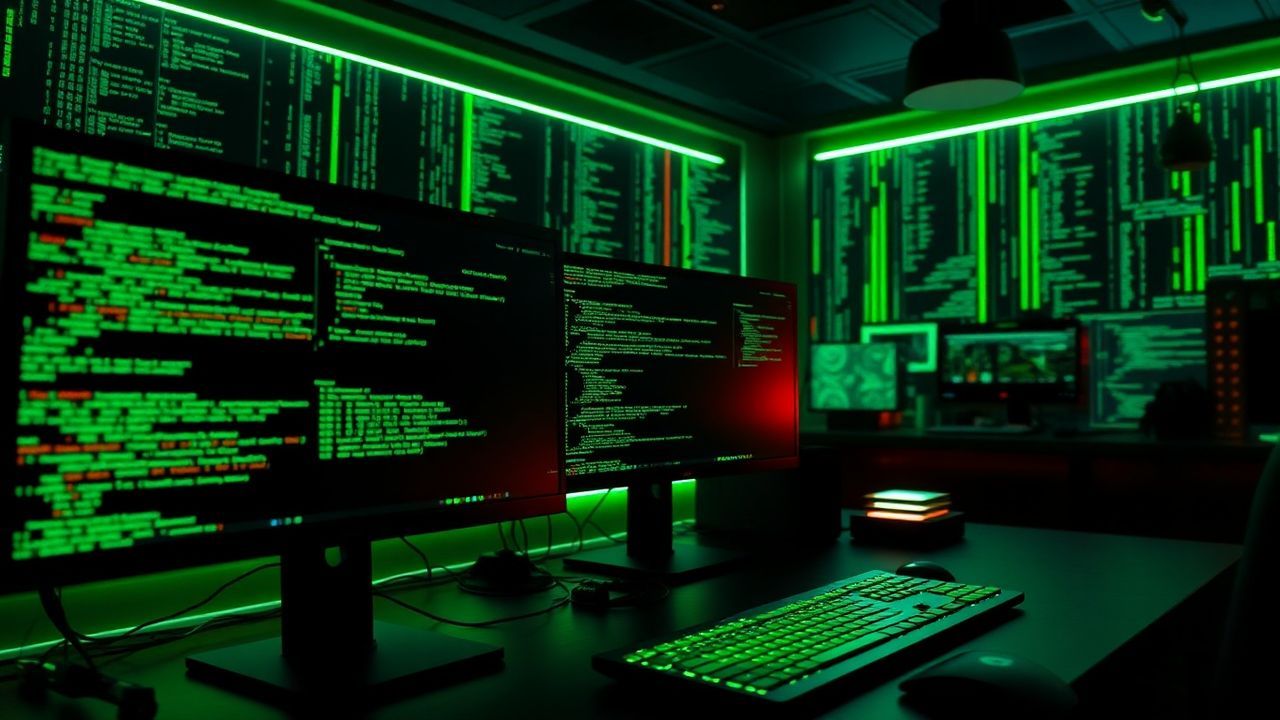 Electric Hacker Den Screens