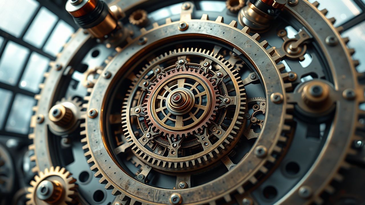 Resplendent Clockwork Mechanism Gears