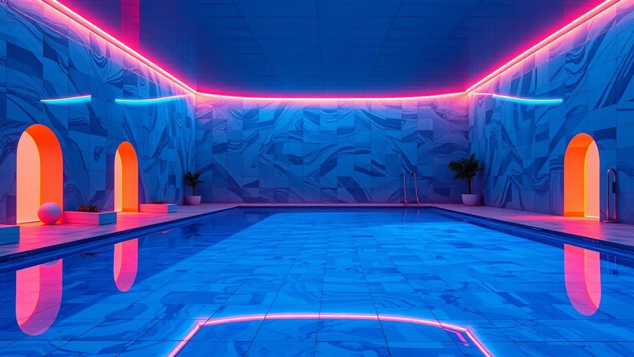 Infinite Liminal Pool Empty