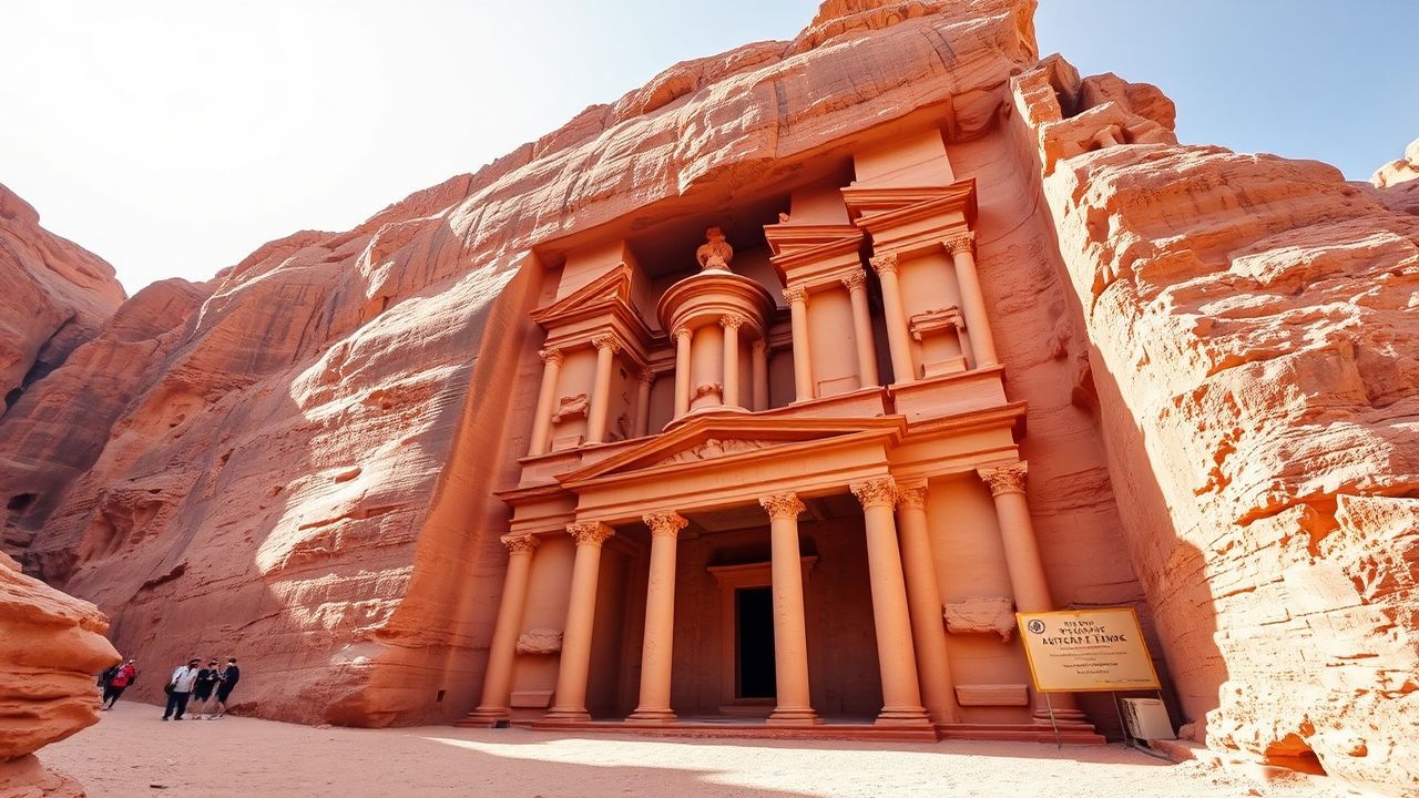 Awe-Inspiring Petra Treasury Carved Ruins
