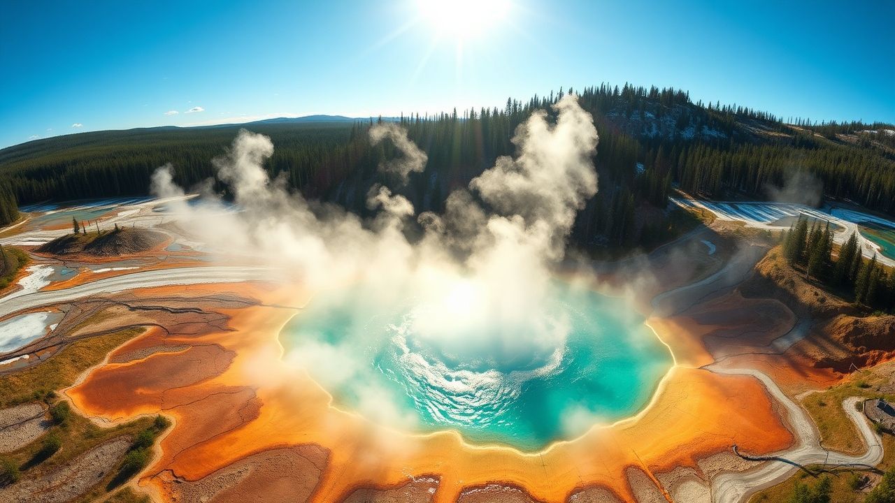 Infinite Grand Prismatic Rainbow in Spring
