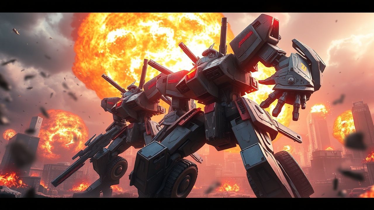 Mesmerizing Mech Battle Giant