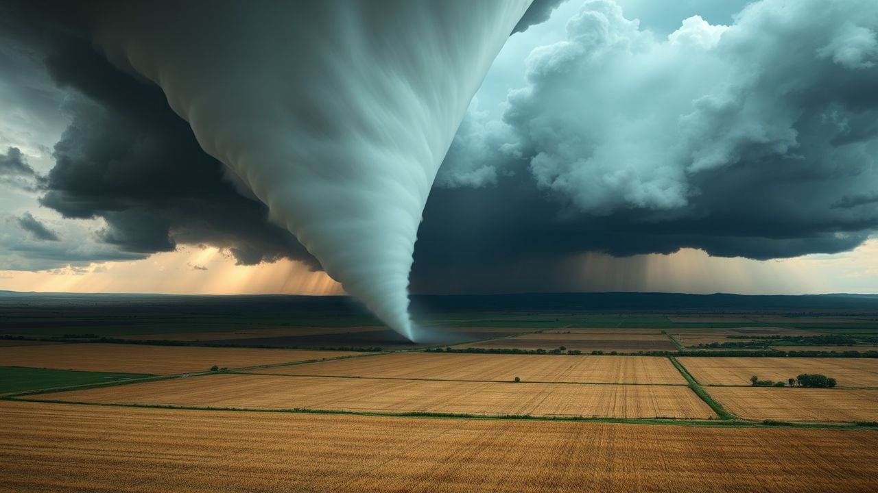 Captivating Tornado Supercell Structure Drama
