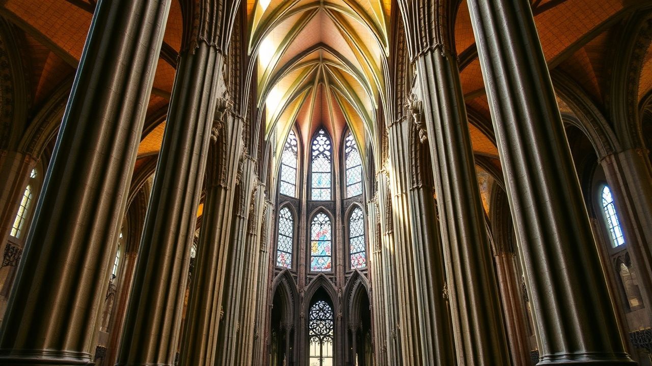 Golden Sagrada Familia Interior